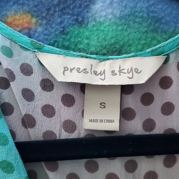 Anthro polkadot pockets midi bow retro dress - Picture 8 of 8